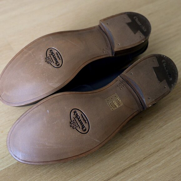 Women's Church's Pembrey Loafers "Sally" in Deep Navy - Picture 5 of 5